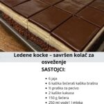 Ledene kocke – savršen kolač za osveženje