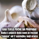 KAD TIJELO POČNE DA PR0PADA! Baka s pijace dala nam je recept “spasa” od 2 sastojka, koji vraća čelično zdravlje…