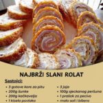 NAJBRŽI SLANI ROLAT– Gotove kore, savršen fil, nestaje odmah!