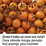 ZNATE LI KAKO SE ZOVE OVO VOĆE?Čuva zdravlje mozga, pomaže kod anemije, jača imunitet !
