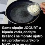 Samo sipajte JOGURT u kipuću vodu, dodajte brašno i ne morate ujutro ići u prodavnicu: Skoro NIKO za to ne zna!