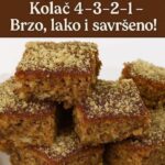 Kolač 4-3-2-1 je preukusno “STARINSKO ČUDO” prilagođeno svačijem džepu (RECEPT)