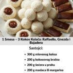 IZ JEDNE SMESE 3 VRSTE K0LAČA – Raffaello, Gnezda i Bajadera