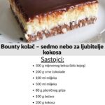 SOČNI BOUNTY KOLAČ: Spreman za samo 10 minuta, a djeca ga mnogo vole.