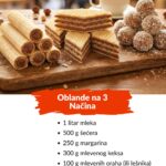 Oblande na 3 Načina: 1 Fil za Kocke, Rolat i Kuglice