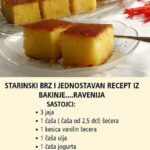 STARINSKI BRZ I JEDNOSTAVAN RECEPT IZ BAKINE KUHINJE… RAVENIJA