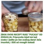 ZBOG OVOG RECEPT RUSI “PUCAJU” OD ZDRAVLJA: Pripremite bijeli luk baš ovako i jedite po čen svakog dana! Jača imunitet, i štiti od mnogih bolesti