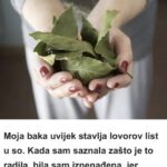 M0JA baka uvijek stavlja L0V0R0V list u S0. Kada sam saznala zašto je T0 radila, bila sam iznenađena, jer nikad nisam vidjela ništa SLIČN0