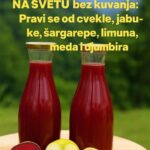 NAJZDRAVIJI SOK NA SVETU bez kuvanja: Pravi se od cvekle, jabuke, šargarepe, limuna, meda i đumbira
