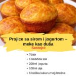 Prave se jako jednostavno i sigurno će vam uspeti – Projice sa sirom i jogurtom
