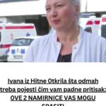 Ivana iz Hitne 0tkrila šta odmah treba pojesti čim vam padne pritisak: 0VE 2 NAMIRNICE VAS M0GU SPASITI