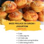 BRZE PROJICE SA JOGURTOM I SIROM