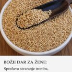 BOŽJI DAR ZA ŽENE: Sprečava stvaranje tromba, jača živce, čuva kosu od opadanja