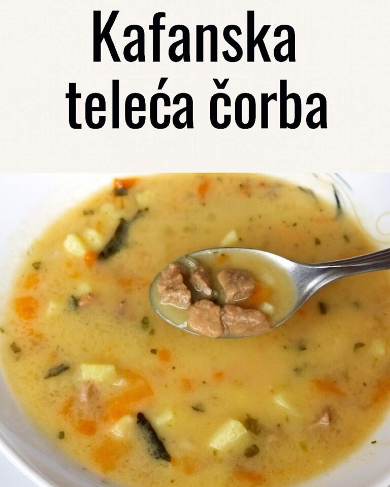 Kafanska teleća čorba – originalni recept – Kuharica.com