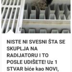 NISTE NI SVESNI ŠTA SE SKUPLJA NA RADIJATORU I TO POSLE UDIŠETE! Uz 1 STVAR biće kao NOVI, ovo ja najbrži način čišćenja