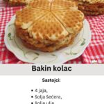 STARINSKI RECEPT ZA “BAKIN KOLAČ NA ŠOLJE”