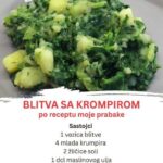 Blitva s krumpirom – po receptu moje prabake
