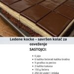 LEDENE KOCKE – savršen kolač za osveženje