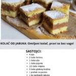 KOLAČ OD JABUKA: Omiljeni kolač, pravi se bez vage!