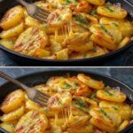 Tko ne voli hrskave, zlatne pržene krumpire? 😍 Ovaj sam recept naučila u sjevernoj Italiji! Prženi krumpiri! Jednostavna večera!