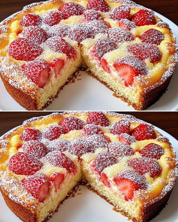 Ovaj poznati italijanski kolač od jagoda je nevjerovatan! Napravljen je za samo nekoliko minuta🍓👌