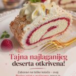 Tajna najlaganijeg deserta otkrivena!Zaboravi na teške kolače – ovaj PAVLOV ROLAT s malinama prava je prozračna poslastica!