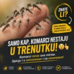 SAMO KAP, KOMARCI NESTAJU U TRENUTKU Komarci mrze ove mirise. Djeluju i u zatvorenom i na otvorenom!