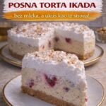 NAJKREMASTIJA P0SNA T0RTA IKADA, bez mleka, a ukus kao iz snova!