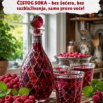 OD 5 KG MALINA DOBIJEM 4 LITRA ČISTOG SOKA – bez šećera, bez razblaživanja, samo pravo voće!