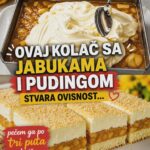 OVAJ KOLAČ SA JABUKAMA I PUDINGOM STVARA OVISNOST…pečem ga po tri puta sedmično