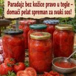 Paradajz bez kožice pravo u tegle – domaći pelat spreman za svaki sos!